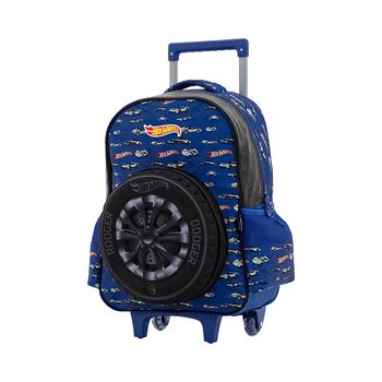 Mochila-Carrinho-Preto-e-Azul-Kids-Hot-Wheels-|-Luxcel-Tamanho--UN---Cor--AZUL-0